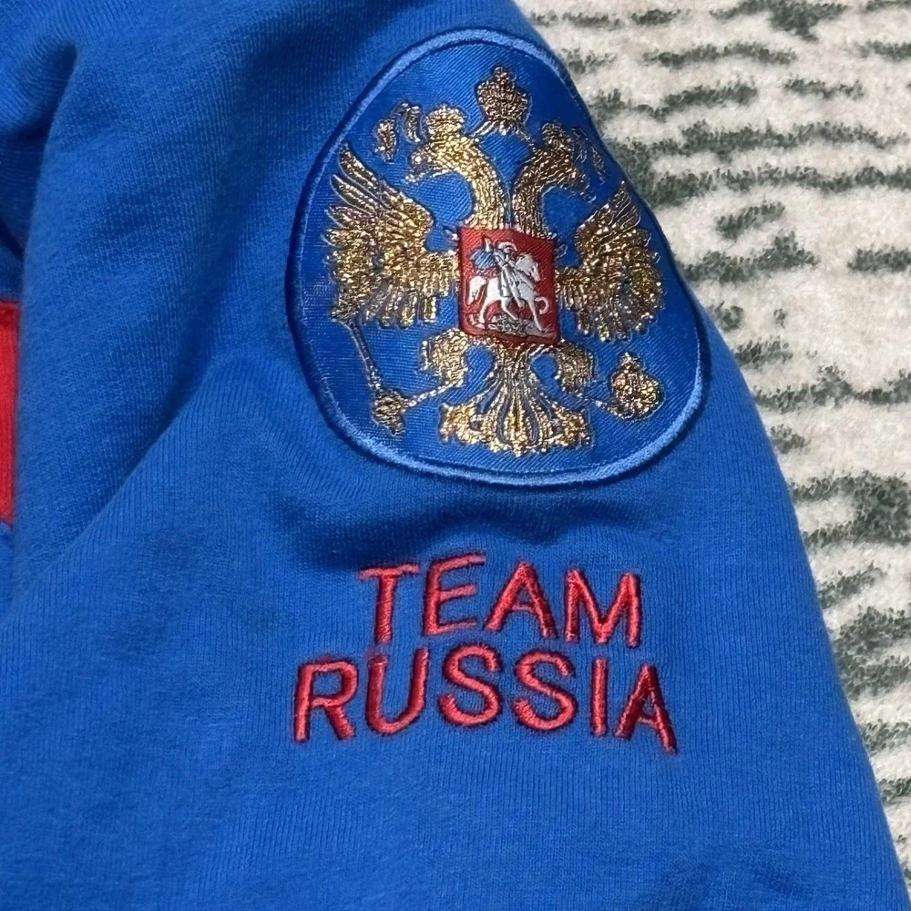 Russia National Team Track Jacket Blue Extra Small Forward